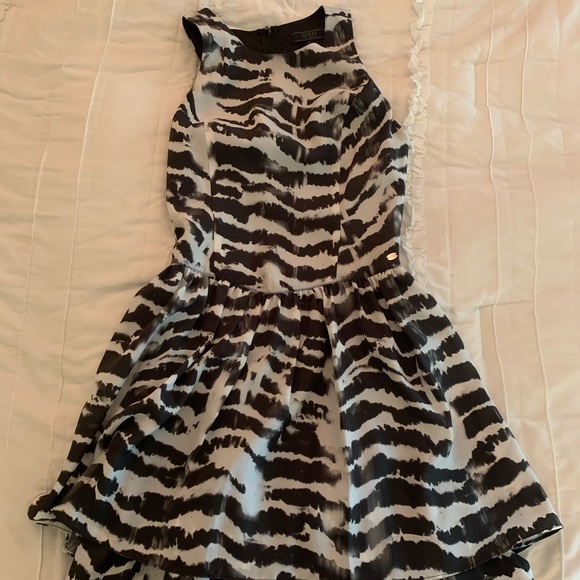 Guess Zebra Print Mini Dress - Picture 2 of 4